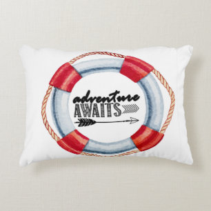 Adventure Life Ring Decorative Cushion