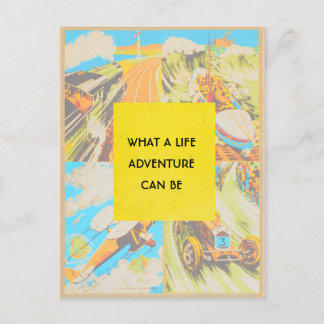 Adventure Life Travel Postcard