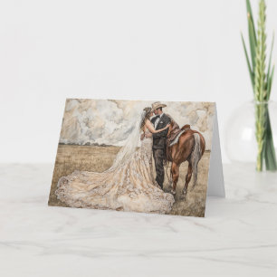 Adventure & Love Wedding Journey Blessing Card