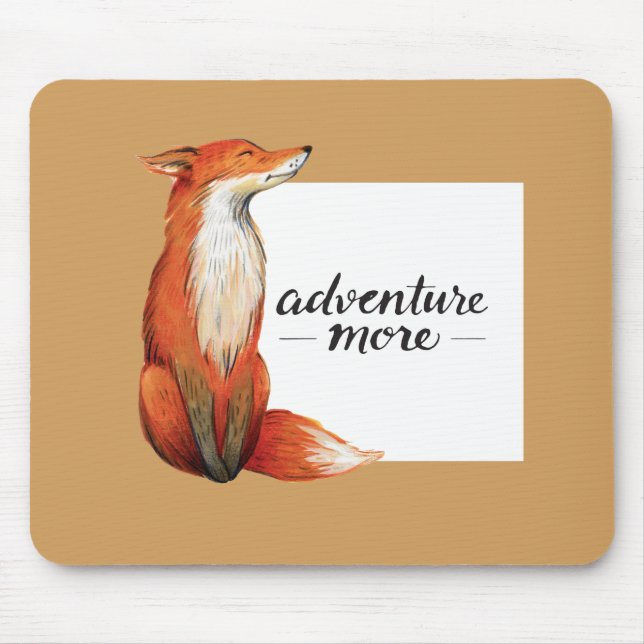adventure more fox mouse pad (Front)