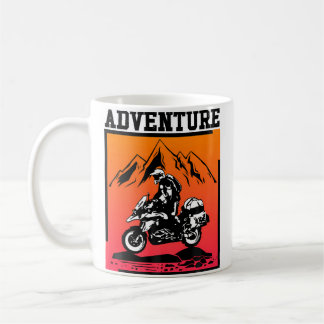 Adventure Motorcycle Biker Off-Road Rider Motorbik Coffee Mug
