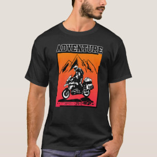 Adventure Motorcycle Biker Off Road Rider Motorbik T-Shirt
