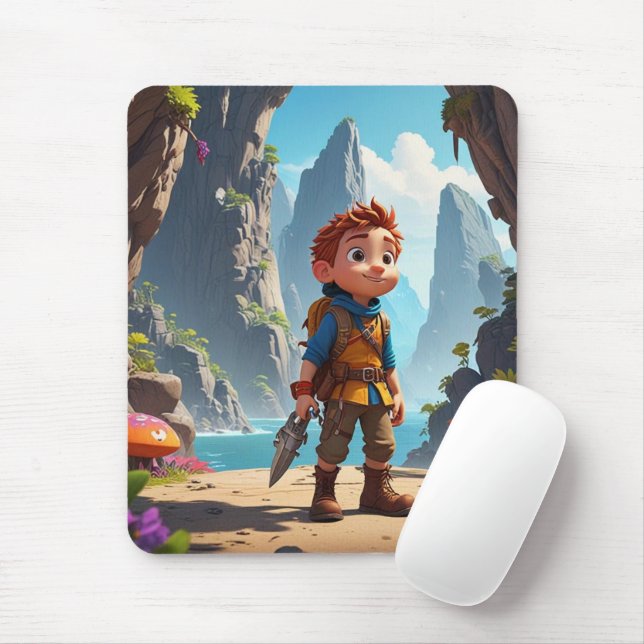 Adventure-  Mousepad (With Mouse)