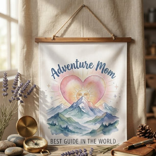 Adventure Mum Mountain Wall Tapestry