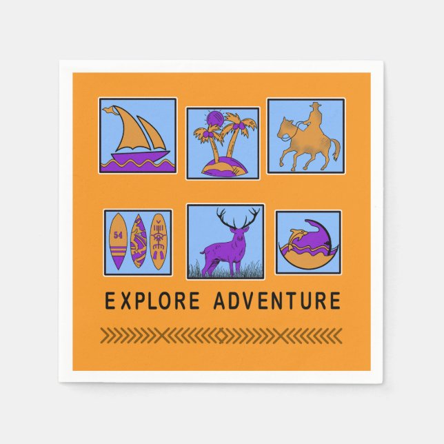 adventure napkin (Front)