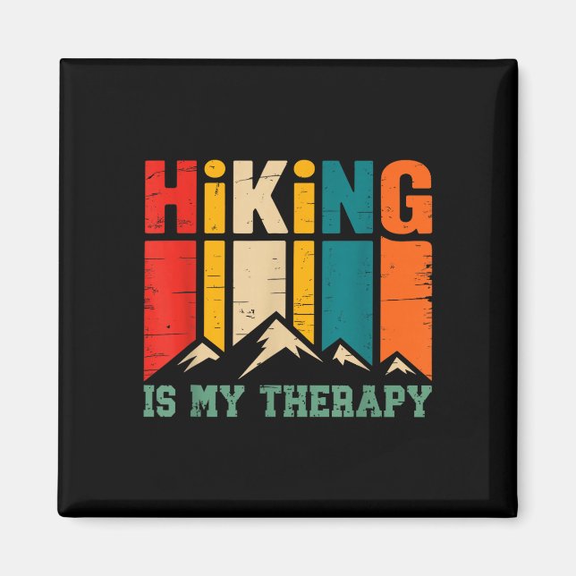 Adventure nature camping mountain hiking is magnet (Front)