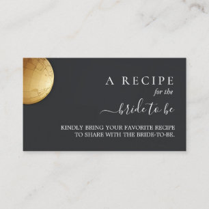 Adventure Passport Boarding Pass Bridal Shower Enclosure Card