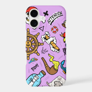 Adventure Pirate-Themed iPhone 17 Protective Case