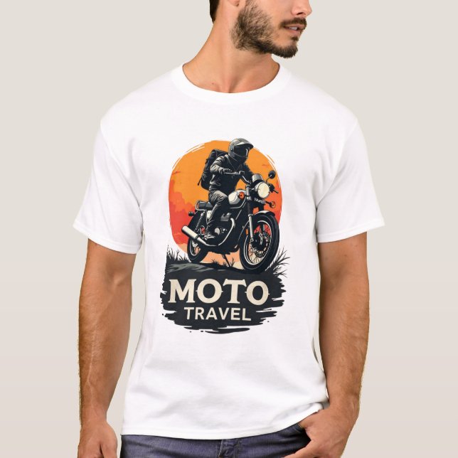 Adventure polar quality bike t-shirt (Front)