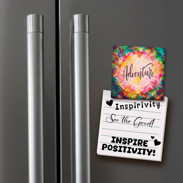 Adventure Pretty Trendy Fun ONE WORD Inspirivity Magnet (Creator Uploaded)