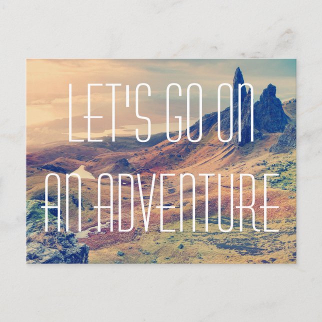 Adventure print postcard (Front)