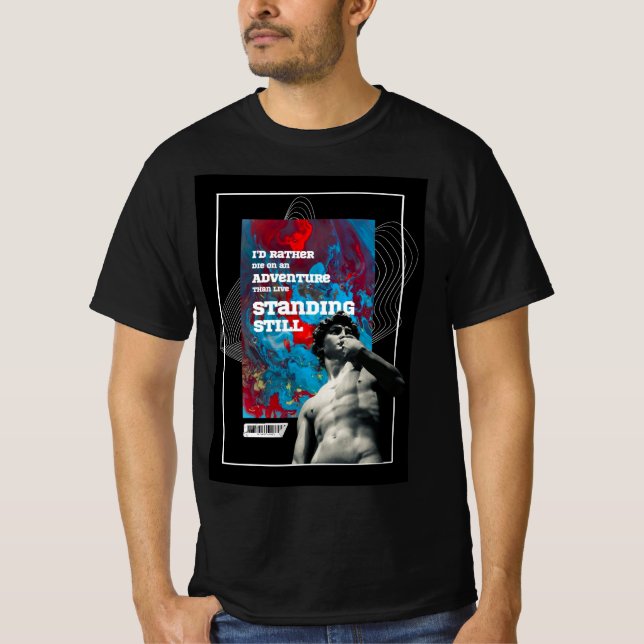 Adventure Quote -  Live Fully Motivational T-shirt (Front)