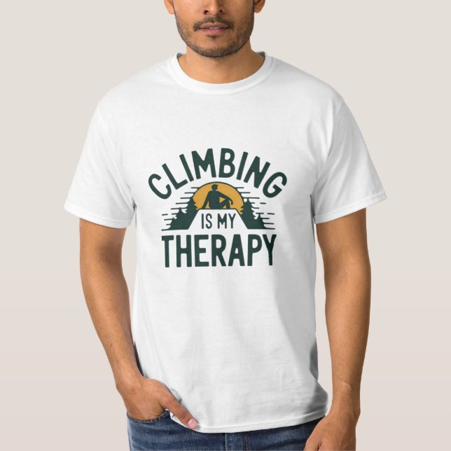 Adventure-Ready Climbing Graphics T-Shirt (Front)