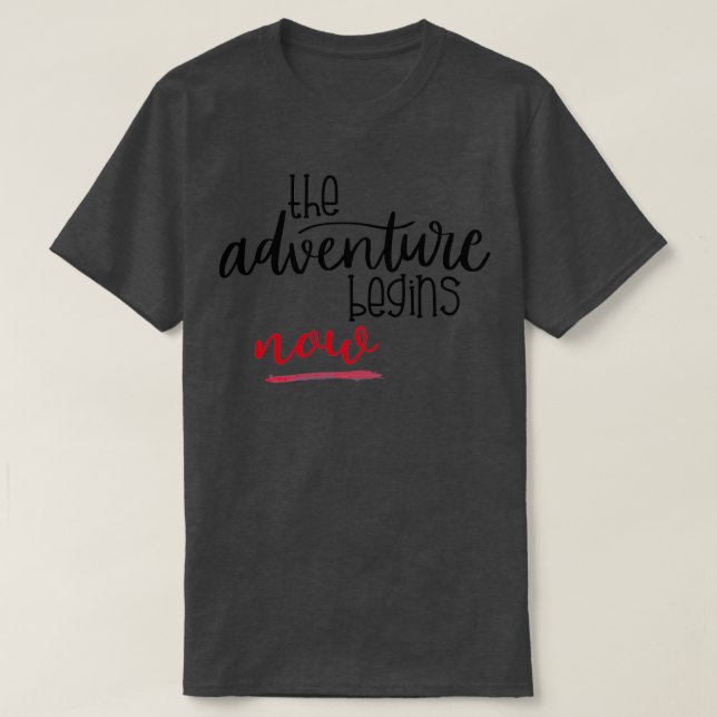 Adventure Slogan Travel Trip Camper Funny Bachelor T-Shirt (Design Front)