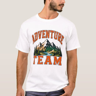 🏔️ Adventure Team Staff Typography 👕 T-Shirt