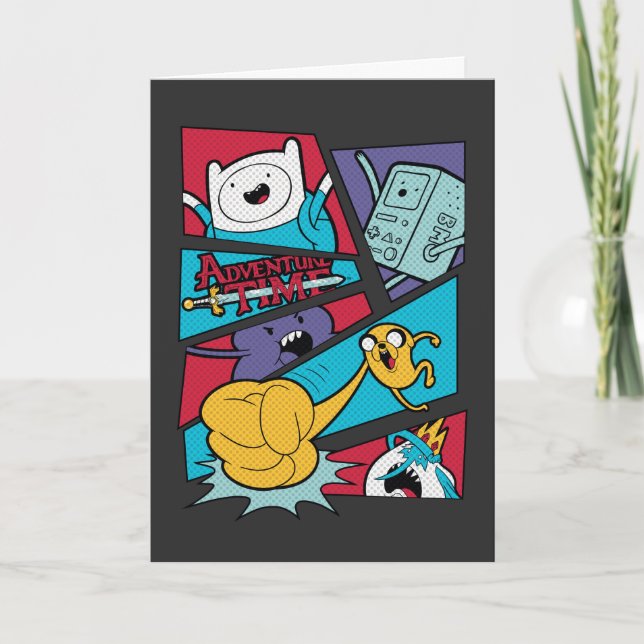 Adventure Time | Action Panel Graphic Card (Front)