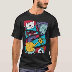 Adventure Time   Action Panel Graphic T-Shirt