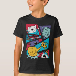 Adventure Time   Action Panel Graphic T-Shirt