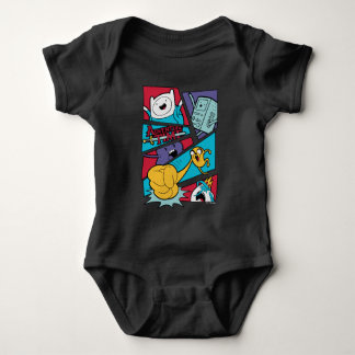 Adventure Time | Action Panel Graphic T-Shirt Baby Bodysuit