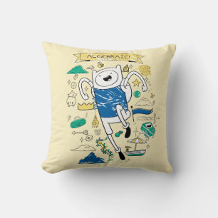 Adventure Time "Algebraic" Finn Sketch Cushion