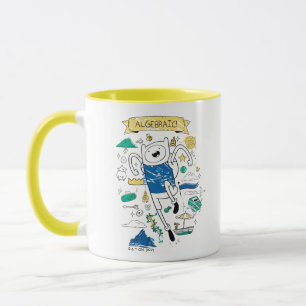 Adventure Time   "Algebraic" Finn Sketch Mug