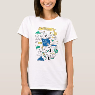 Adventure Time   "Algebraic" Finn Sketch T-Shirt