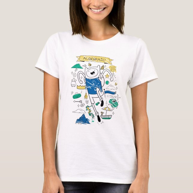 Adventure Time | "Algebraic" Finn Sketch T-Shirt (Front)