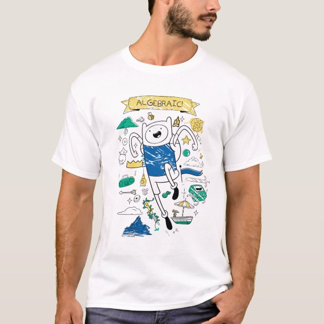 Adventure Time | "Algebraic" Finn Sketch T-Shirt (Front)