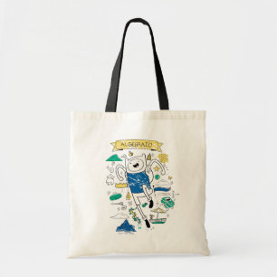 Adventure Time   "Algebraic" Finn Sketch Tote Bag