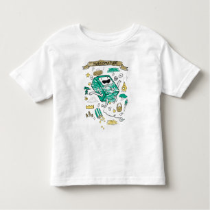Adventure Time   "Awesomatude" BMO Sketch T-Shirt