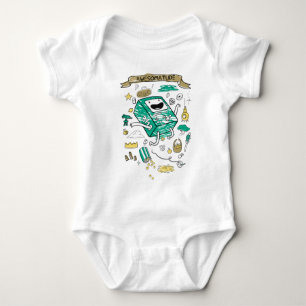 Adventure Time   "Awesomatude" BMO Sketch T-Shirt Baby Bodysuit