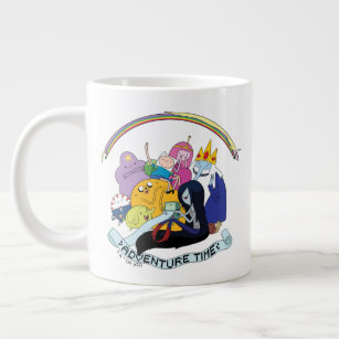 Adventure Time   BMO Group Graphic Large Coffee Mug