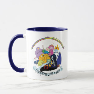 Adventure Time   BMO Group Graphic Mug
