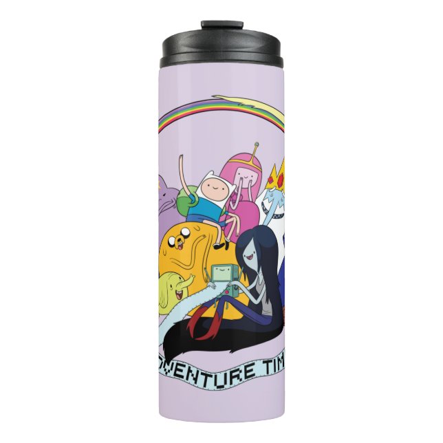 Adventure Time | BMO Group Graphic Thermal Tumbler (Front)