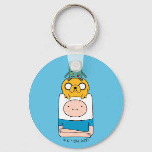 Adventure Time BMO, Jake, & Finn Key Ring