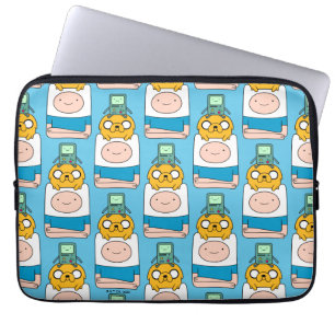 Adventure Time   BMO, Jake, & Finn Laptop Sleeve