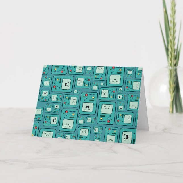 Adventure Time | BMO Pattern Card (Front)