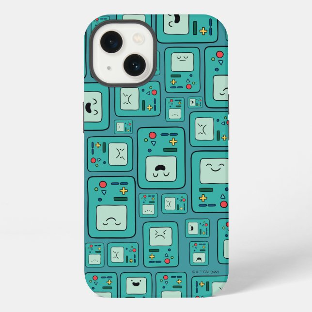 Adventure Time | BMO Pattern iPhone Case (Back)