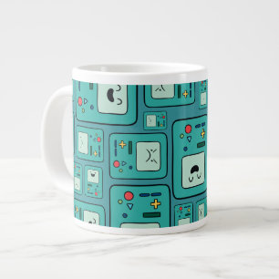Adventure Time   BMO Pattern Large Coffee Mug