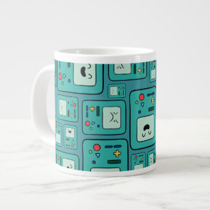 Adventure Time   BMO Pattern Large Coffee Mug