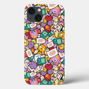 Adventure Time   Character Toss Pattern iPhone 13 Case
