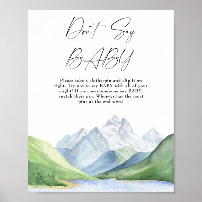 Adventure time! - Don't say baby Poster (Front)