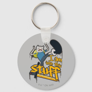 Adventure Time   Finn "I Am Into This Stuff" Key Ring