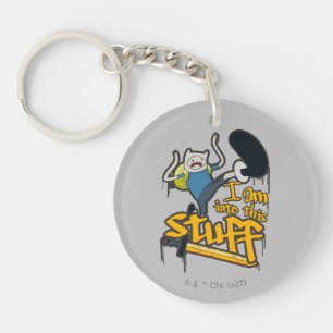Adventure Time   Finn "I Am Into This Stuff" Key Ring