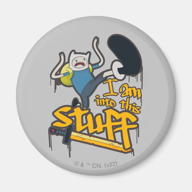 Adventure Time | Finn "I Am Into This Stuff" Magnet (Front)
