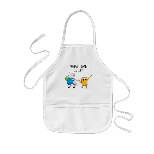 Adventure Time | Finn & Jake Fist Bump Kids Apron (Front)