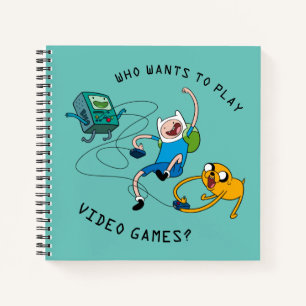 Adventure Time   Finn & Jake Play With BMO Notebook