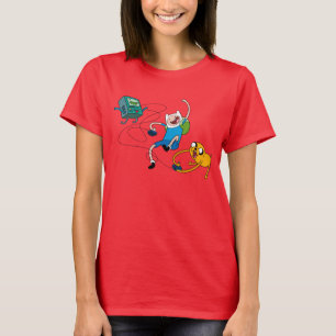 Adventure Time   Finn & Jake Play With BMO T-Shirt