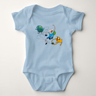 Adventure Time | Finn & Jake Play With BMO T-Shirt Baby Bodysuit