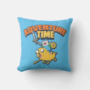 Adventure Time Finn Riding Jake Cushion